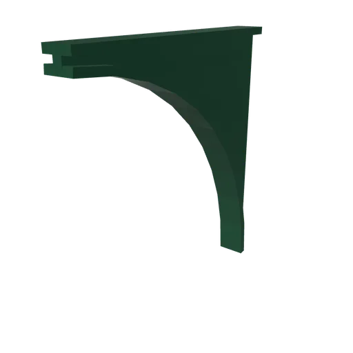 Bracket plain, 3D model preview