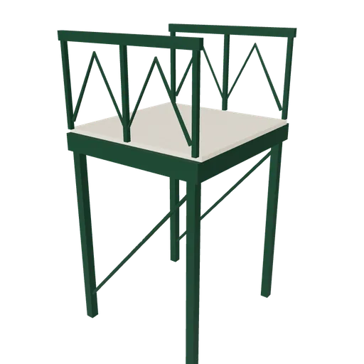 Bridge landing mid, 3D model preview