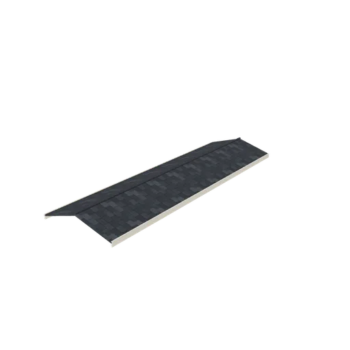 Bridge roof, 3D model preview
