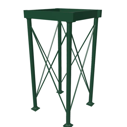 Bridge trestle, 3D model preview