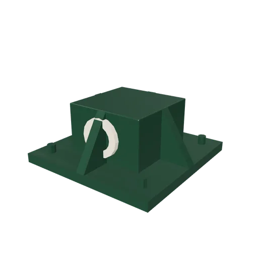 Column head crossing, 3D model preview