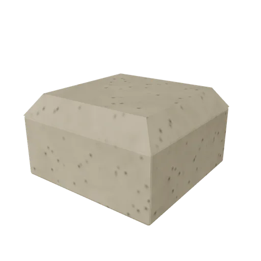 Column plinth, 3D model preview