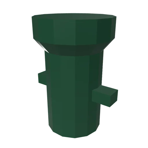 Gutter outlet, 3D model preview
