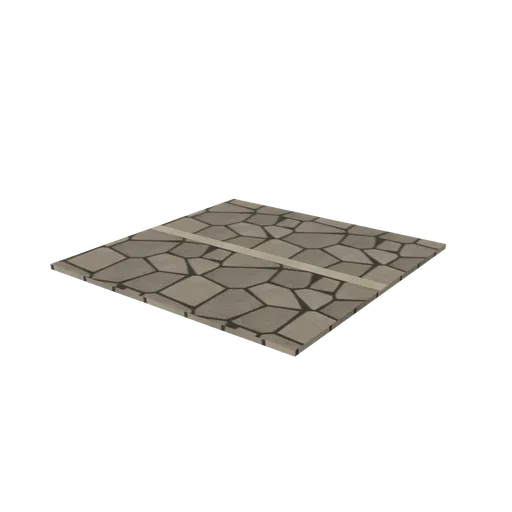 Paving market, 3D model preview