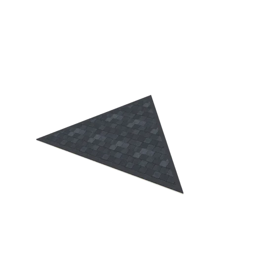 Roof hip end 6 opaque, 3D model preview