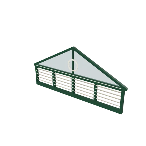 Roof lantern end, 3D model preview