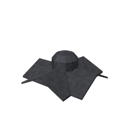 Roof ridge crossing, 3D model preview