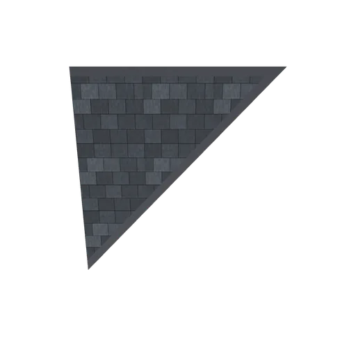 Roof valley opaque (right hand), 3D model preview