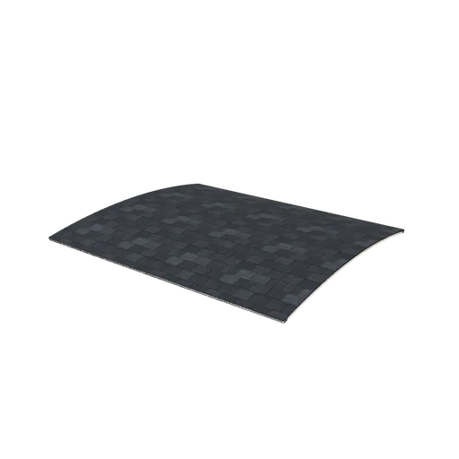 Shed roof opaque, 3D model preview