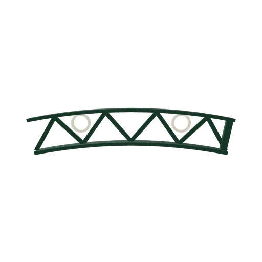 Shed12 rib segment, 3D model preview