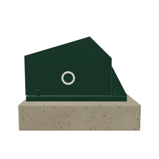Shed12 rib springer, 3D model preview