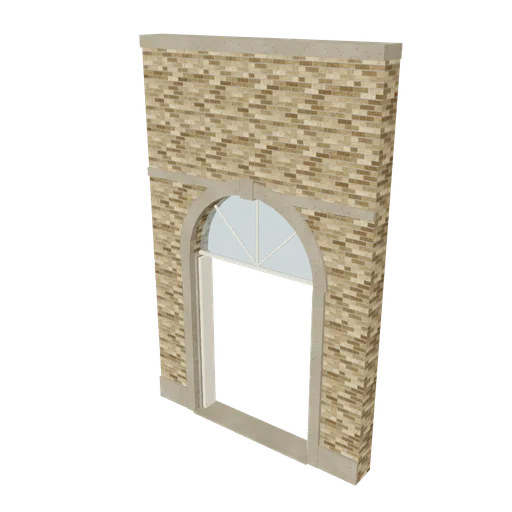 Station entrance bay, 3D model preview