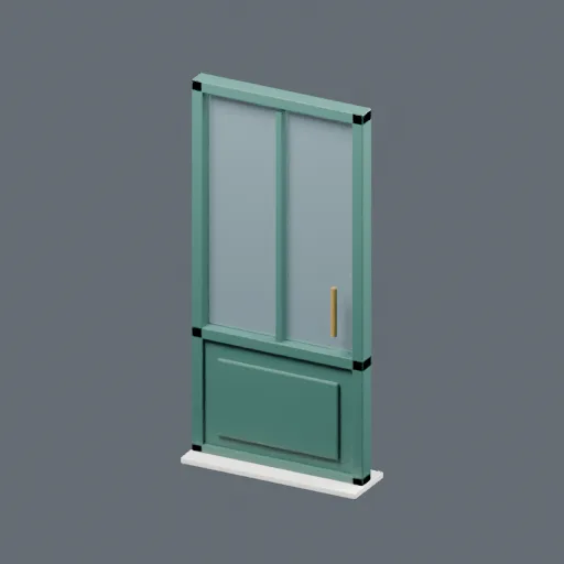 Door, 3D model preview