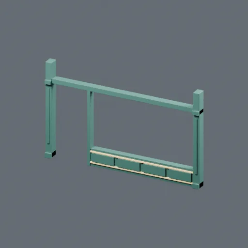 Frame left, 3D model preview