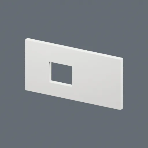 Basement wall right, 3D model preview