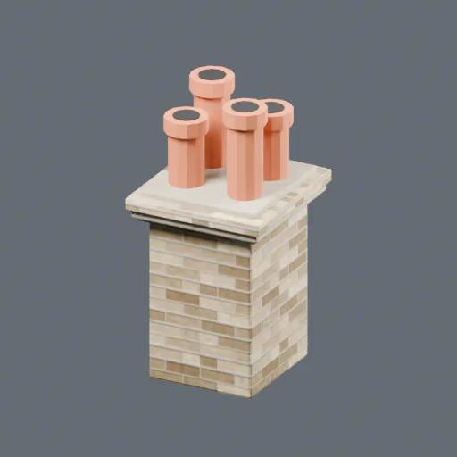 Chimney, 3D model preview