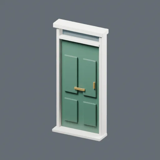 Door, 3D model preview