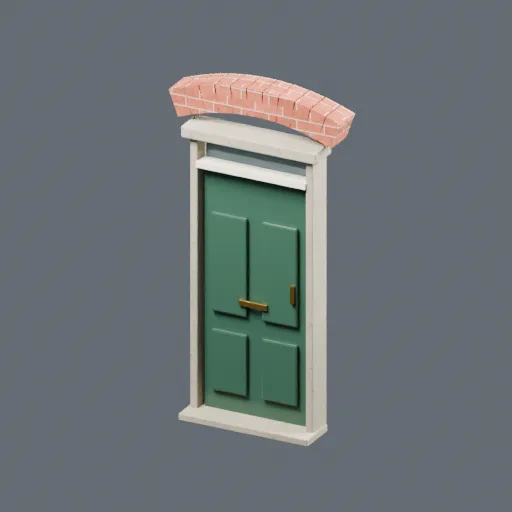 Door, 3D model preview