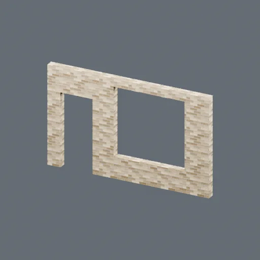 Front bay left, 3D model preview