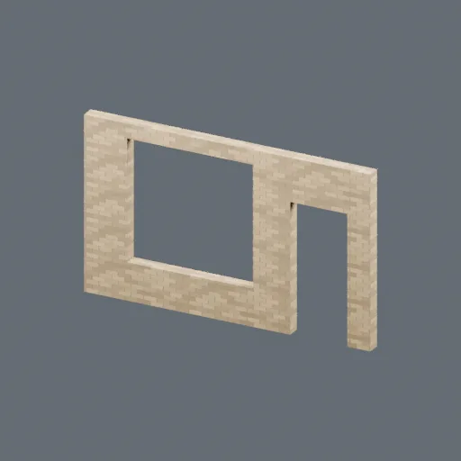 Front bay right, 3D model preview