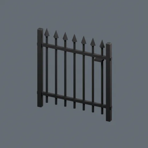 Gate spear, 3D model preview