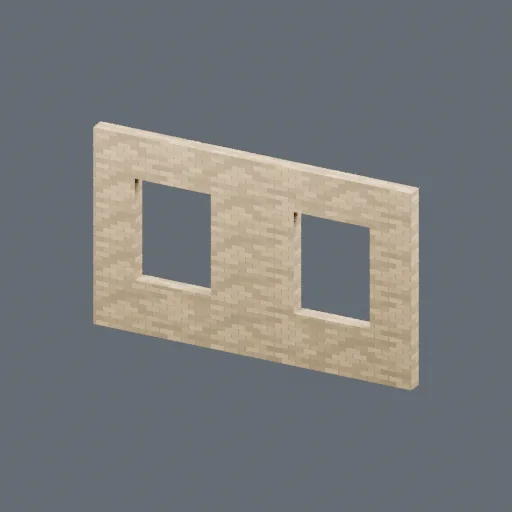 Upper wall, 3D model preview