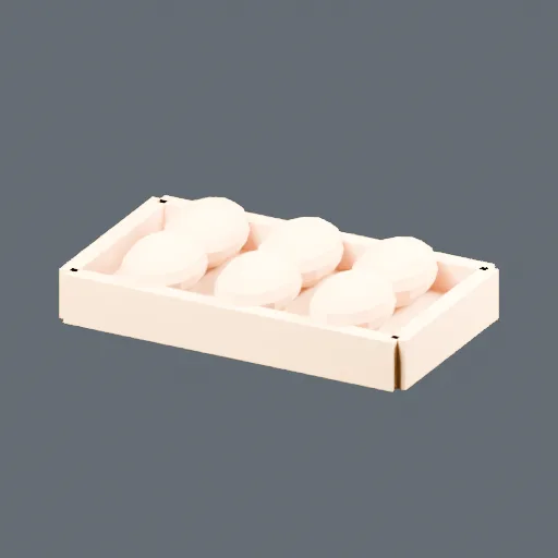 Bread tray, 3D model preview