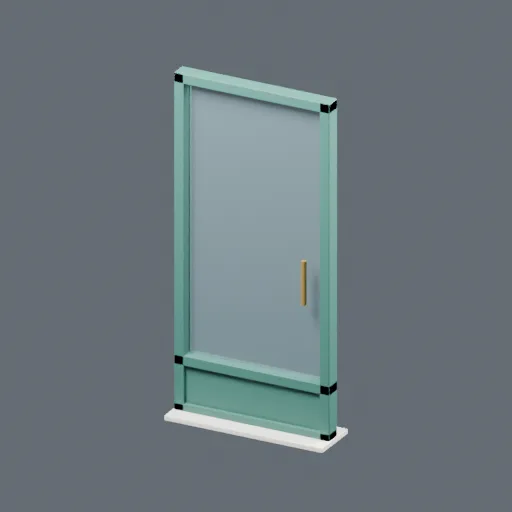 Door, 3D model preview