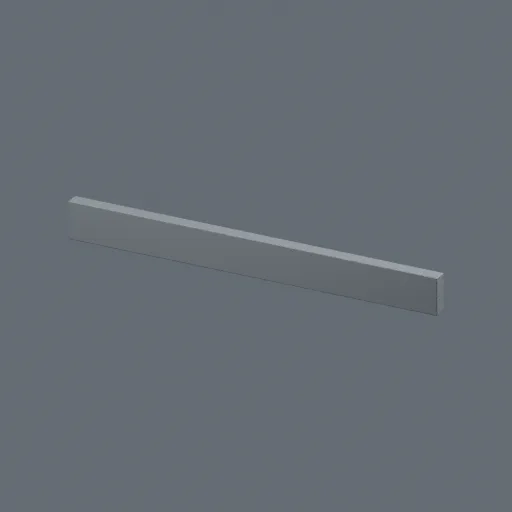 Fascia modern, 3D model preview