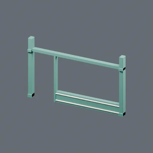 Frame traditional left, 3D model preview