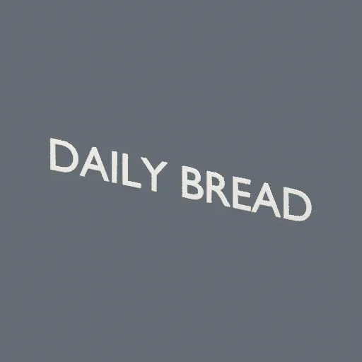 Lettering bakery, 3D model preview