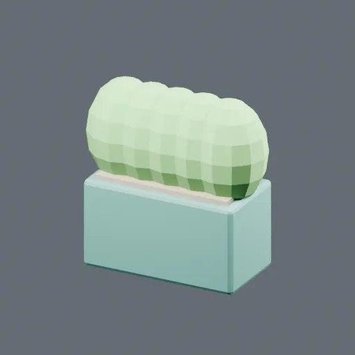Planter box, 3D model preview