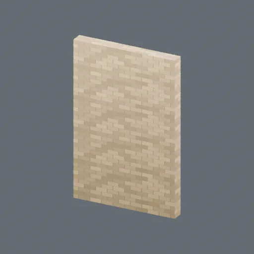 Side infill, 3D model preview