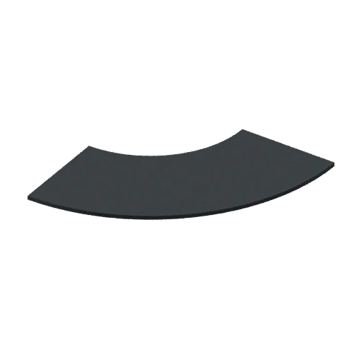 Asphalt quarter, 3D model preview