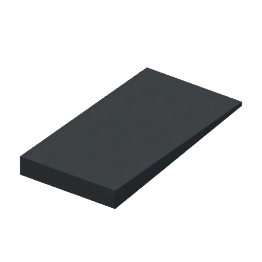 Asphalt slope, 3D model preview