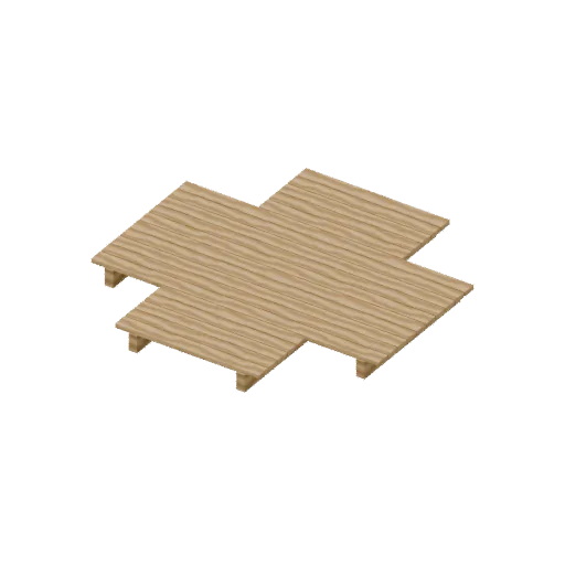 Boardwalk junction, 3D model preview