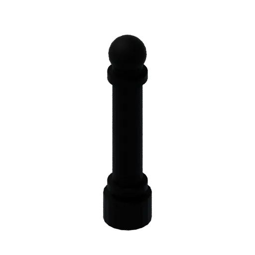 Bollard cast, 3D model preview