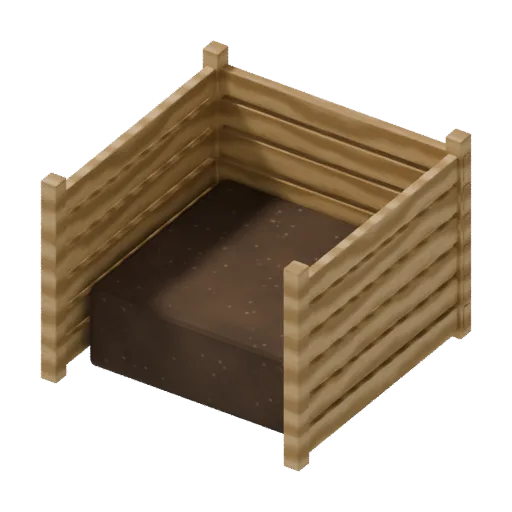 Compost bay, 3D model preview