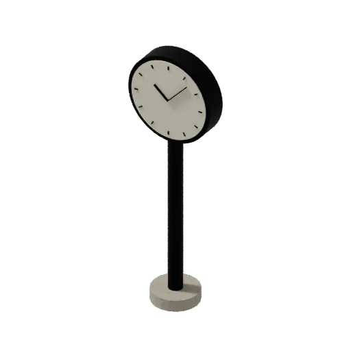 Feature clock, 3D model preview