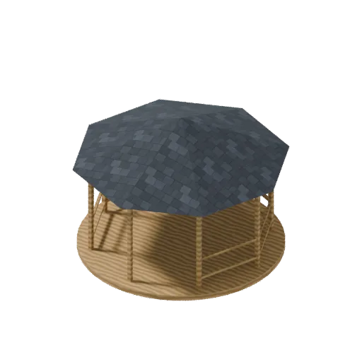 Gazebo, 3D model preview