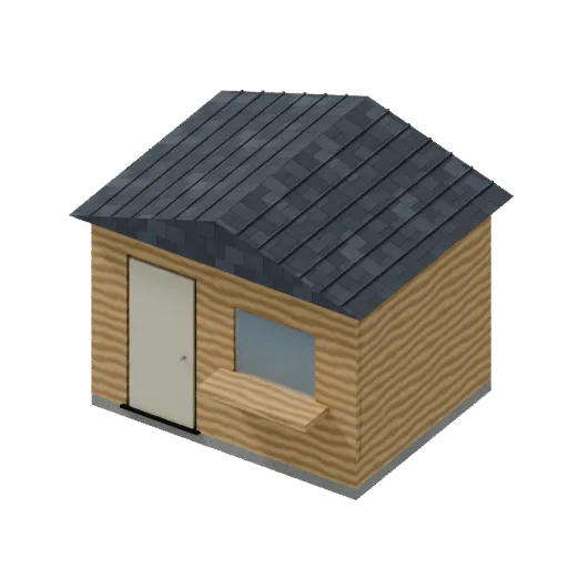 Kiosk, 3D model preview