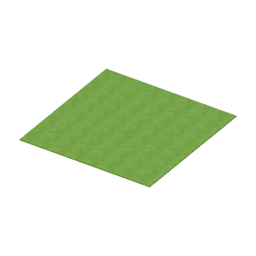 Lawn tile large, 3D model preview