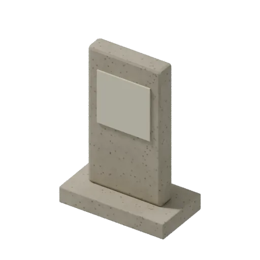 Memorial, 3D model preview