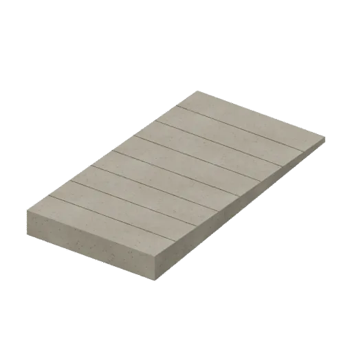 Paved slope, 3D model preview