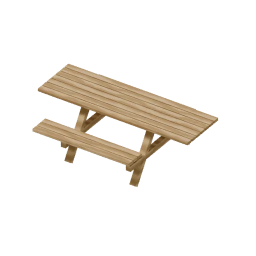 Picnic accessible, 3D model preview