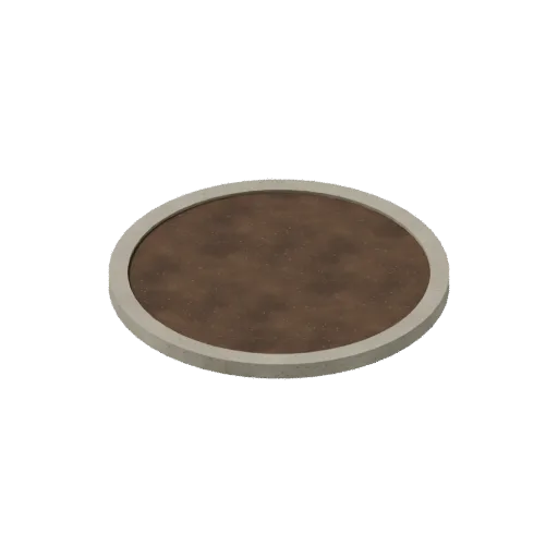 Planting island, 3D model preview