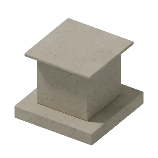 Plinth, 3D model preview