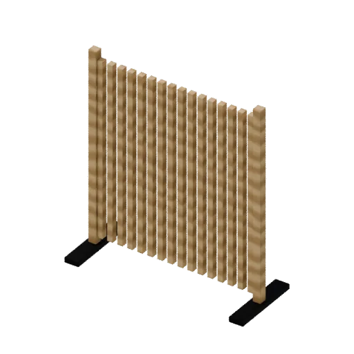 Privacy screen, 3D model preview