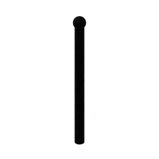 Railing end, 3D model preview