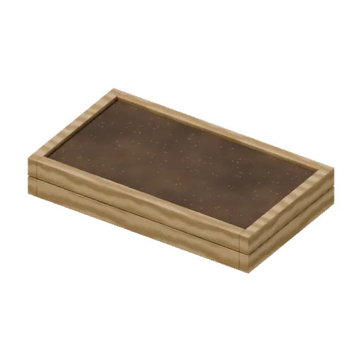 Raised bed, 3D model preview